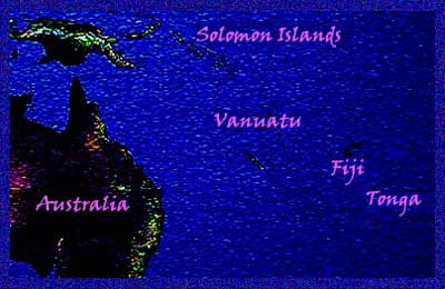 South Pacific Map