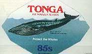 Tonga Whale Stamp